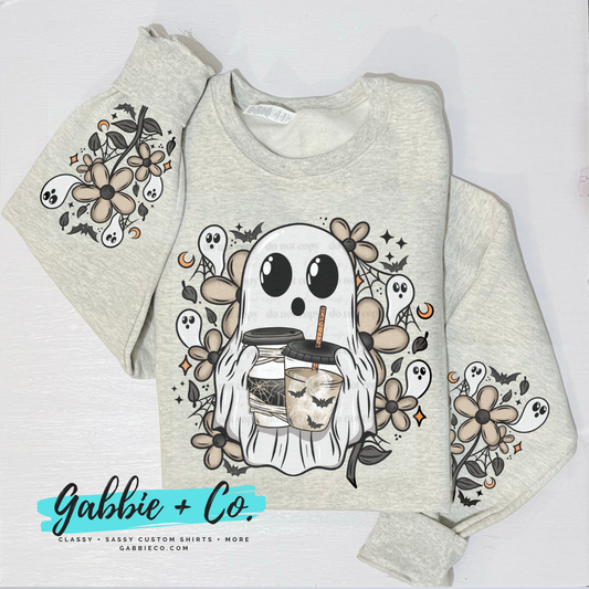 Coffee Ghosty Sweater