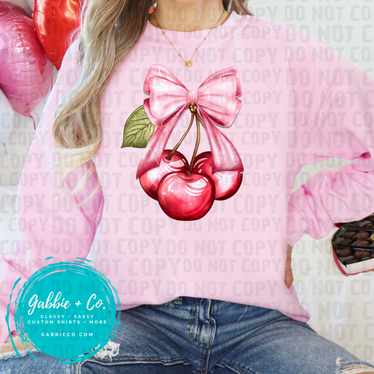 Chic Cherry Sweater