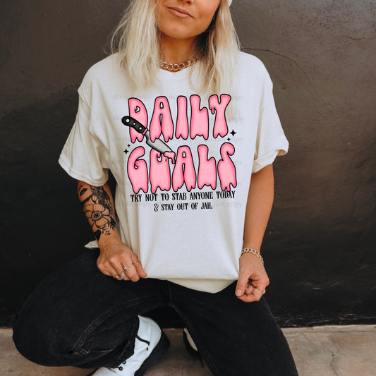 Daily Goals: Try Not To Stab Anyone Today