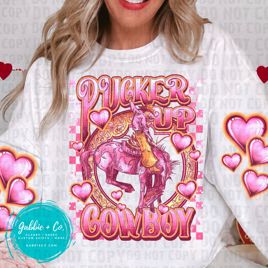 Pucker Up Cowboy Sweater