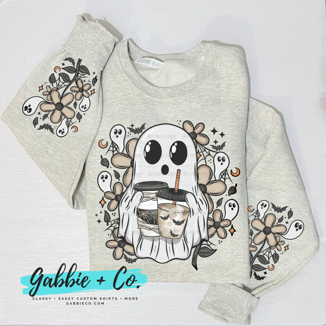 Coffee Ghosty Sweater