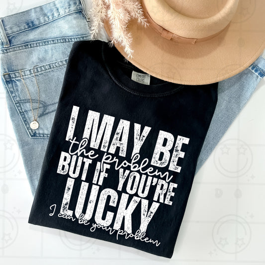 I May Be The Problem Tee