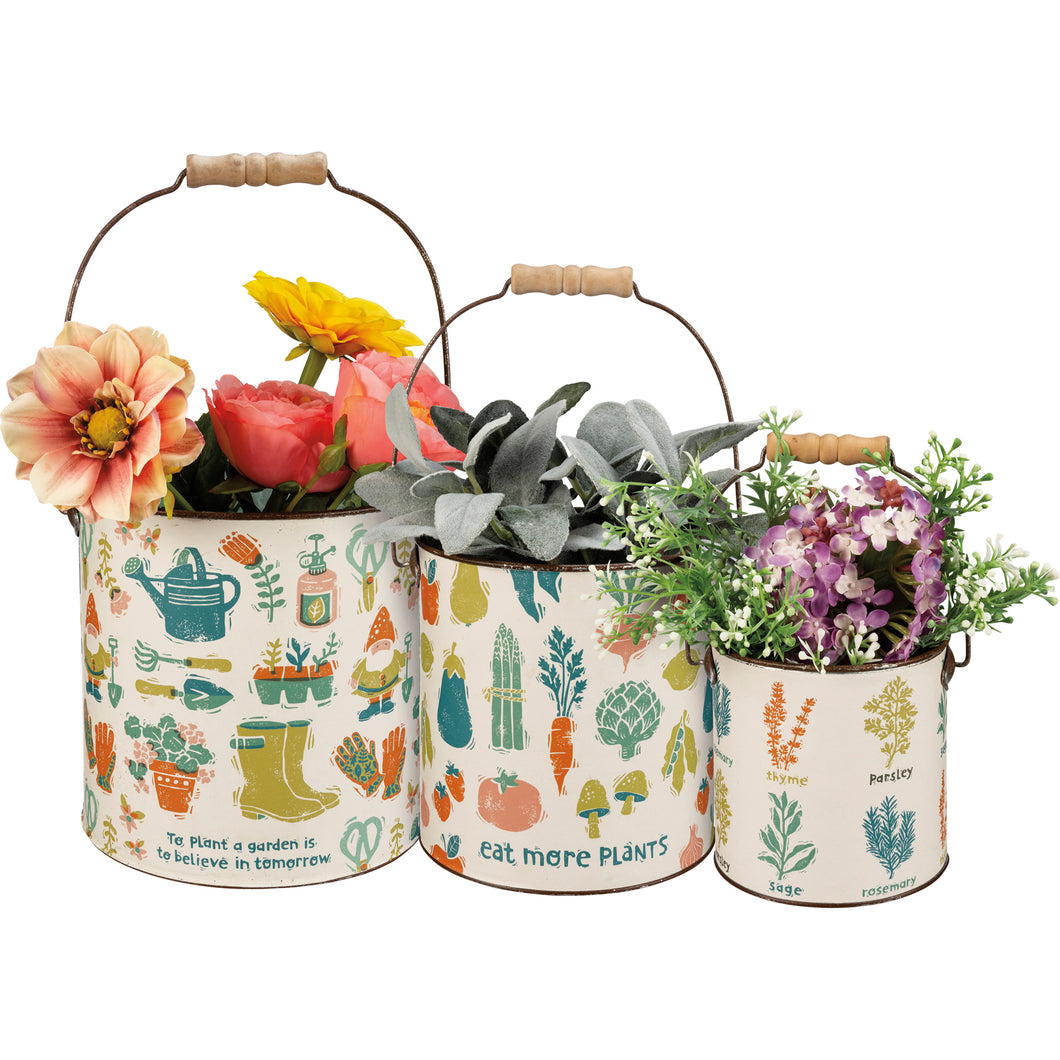 Garden Bucket Set