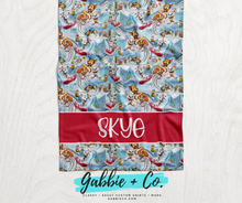 Load image into Gallery viewer, Personalized Minky Christmas Blanket