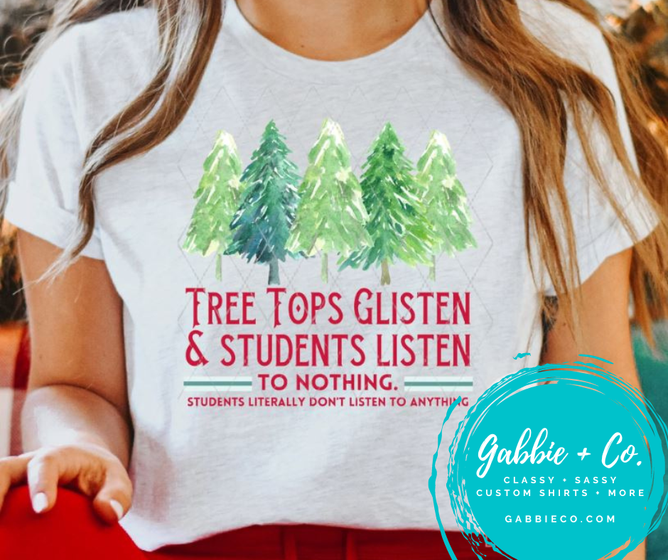 Tree Tops Glisten and Students listen to Nothing