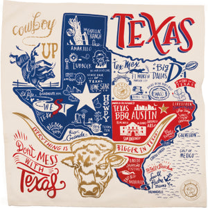 Texas Kitchen Towel (full print)