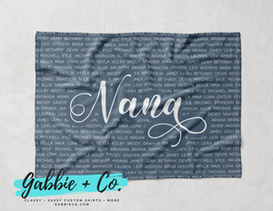 Personalized Name blanket