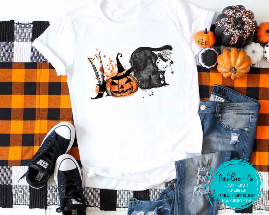 Halloween - Black Cats, Boots, and Pumpkins