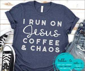 Jesus Coffee And Chaos T-Shirt