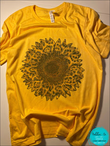 Leopard Sunflower Tee T-Shirt
