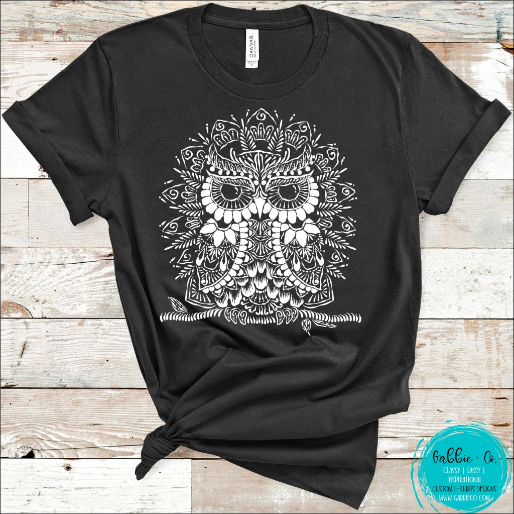 Mandala Owl T-Shirt