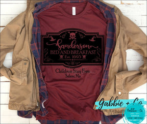 Sanderson Sister B&b S / Maroon T-Shirt
