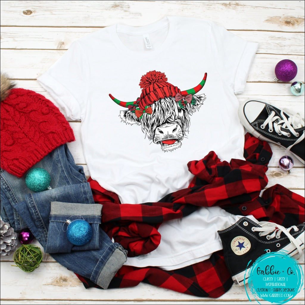 Shaggy Cow Hat T-Shirt