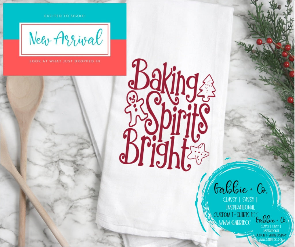 Tea Towel- Baking Spirits Bright Towel