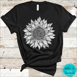 White Sunflower T-Shirt